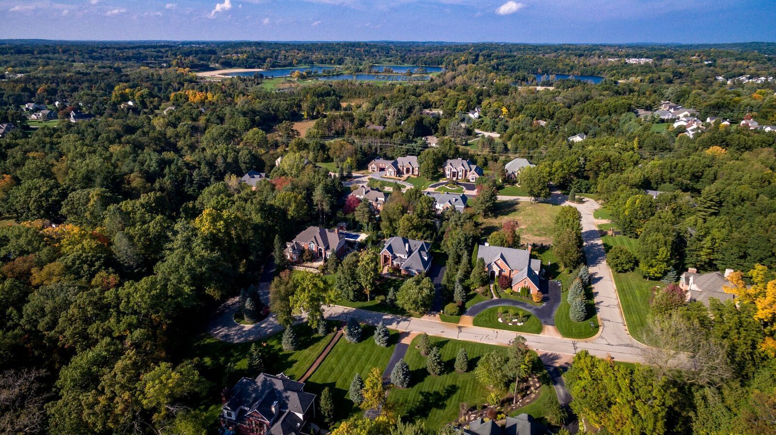 Forest Ridge of Milford aerial image